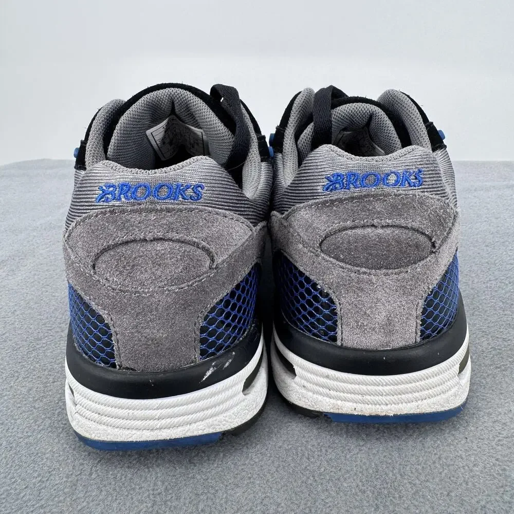 Brooks Heritage Fusion Shoes Mens 8 Blue‎ Gray Suede Mesh Running 1101941D040